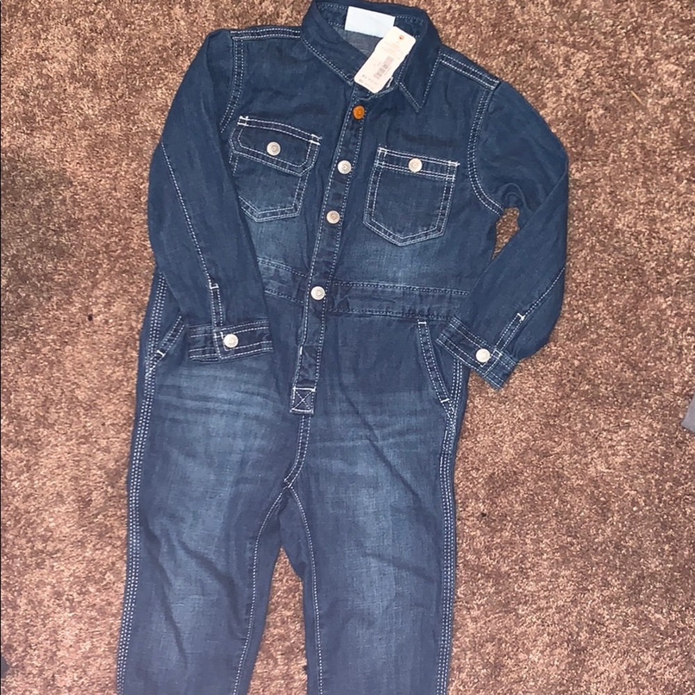 Brand New Gymboree Denim Jumpsuit